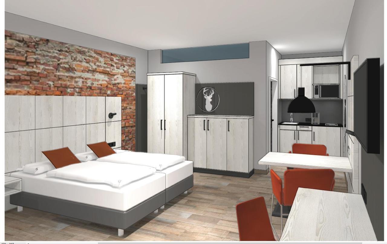 Boardinghouse Hirsch - Apartments In Kork Kehl Екстер'єр фото